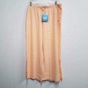 Coolibar Petra Wide Leg Pants Orange Womens XXL 2XL Orange UPF 50+ Air Fabric